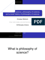 Introduction: Science, Philosophy of Science, and A Brief History of Philosophy of Science