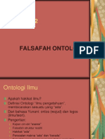 Falsafah Ontologi