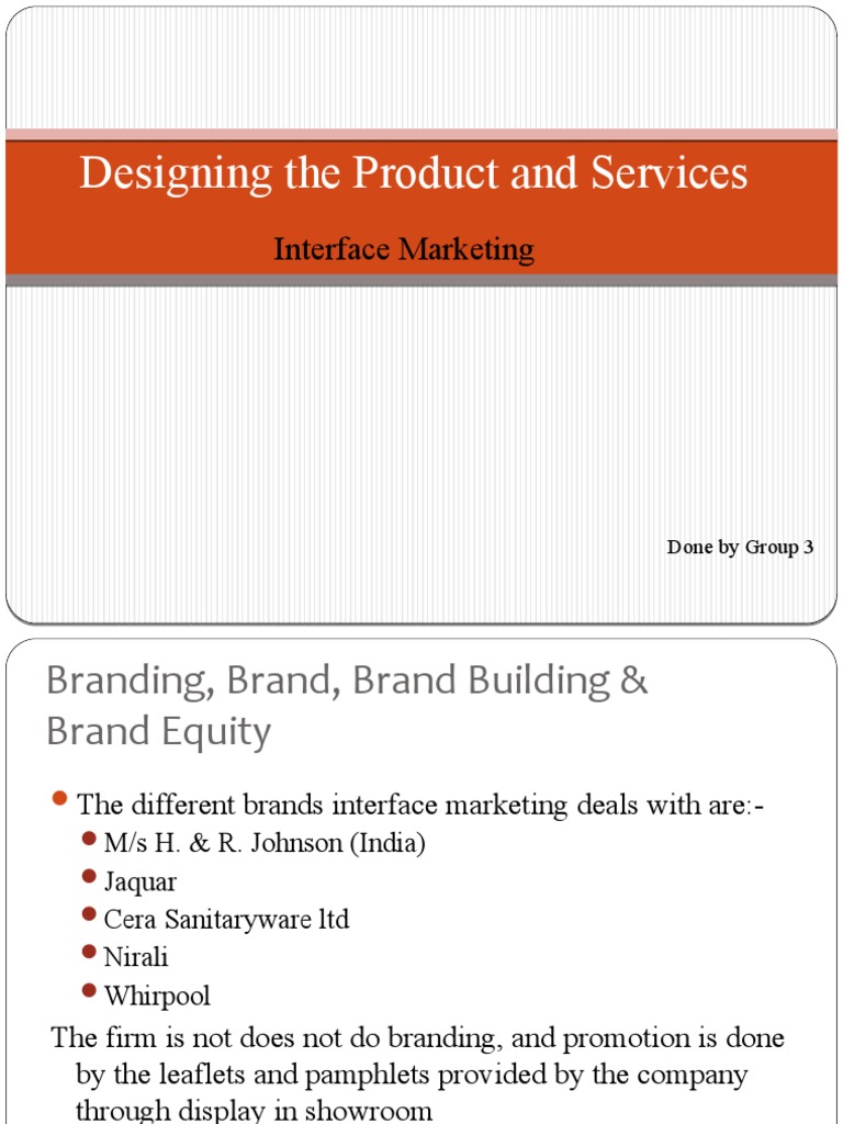 Product and Service Design in Marketing | PDF | Career & Growth