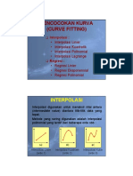 Metnum4 - Pencocokan Kurva & Interpolasi PDF