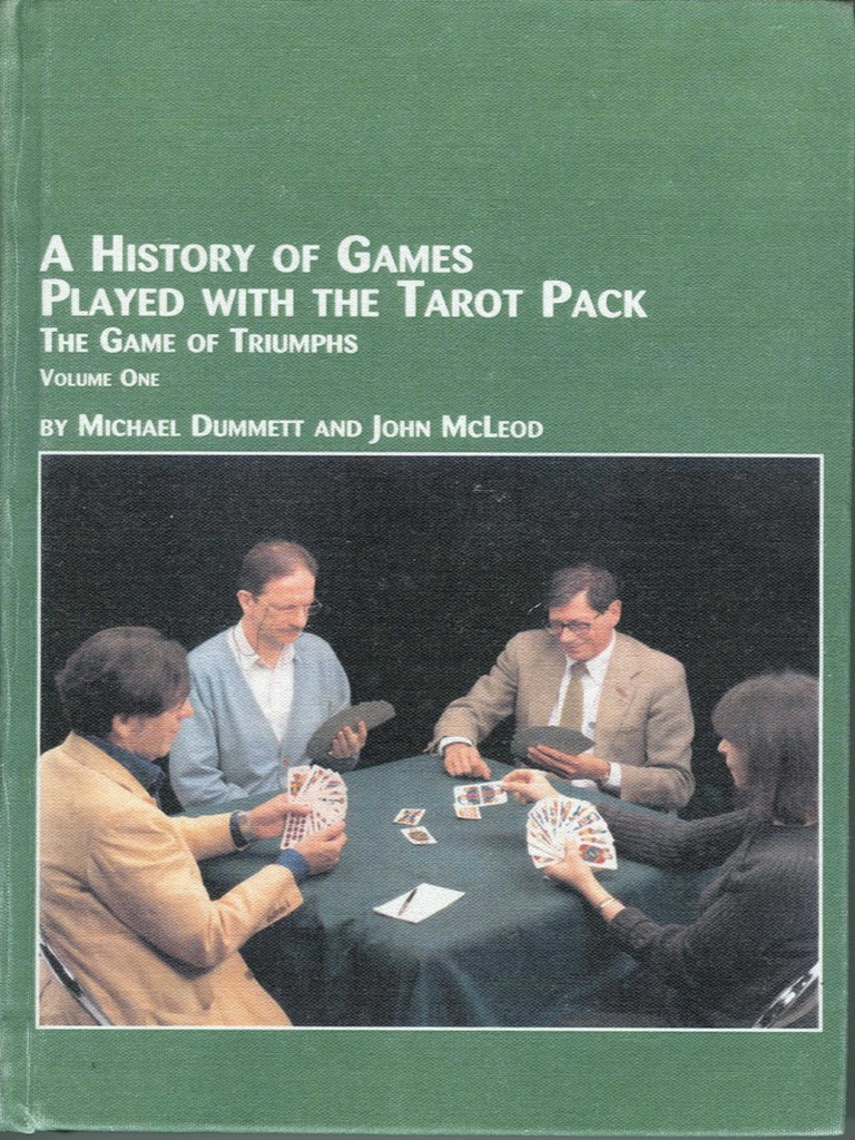 A History of Games Played With The Tarot Pack PDF Gaming Devices Toys