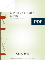 Chapter I: Food & Cuisine: Definitions and Basic Concepts