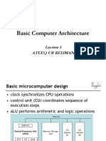 Basic Computer Architecture: Ateeq Ur Rehman