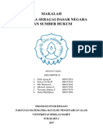 Pancasila SBG Dasar Negara Dan Sumber Hukum