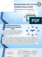 Universidad Nacional Del Callao: Planificación de Los Recursos de La Empresa (Erp)