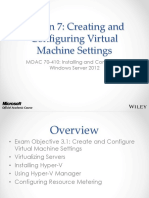 70-410 R2 Creating and Configuring Virtual Machine Settings