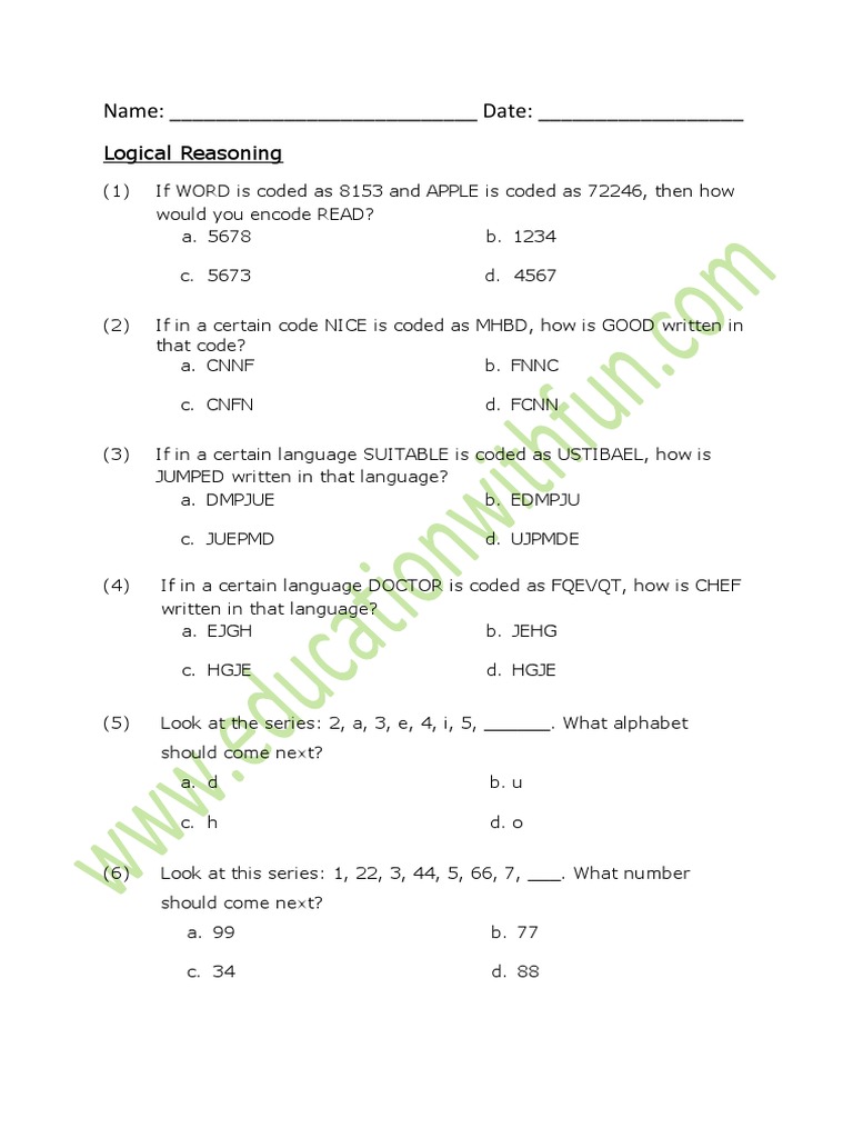 homework and practice 6 9 reasoning