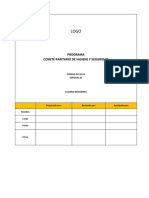 Programa de Trabajo Comite Paritario