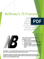 Mckinsey'S 7S Framework: Presented By: Group 3