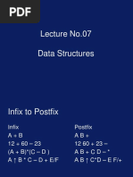 Lecture No.07 Data Structures