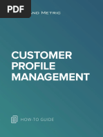 Customer Profile Management