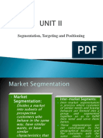 Segmentation, Targeting and Positioning