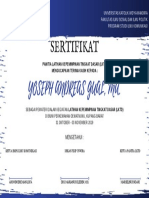 William Alexander Certificate Sample PDF