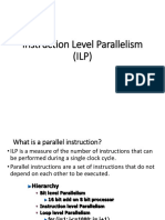 Instruction Level Parallelism (ILP)