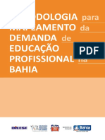 Metodologia para Mapeamento Da Demanda Da Educação Profissional Na Bahia