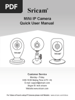 MiNi IP Camera Quick User Manual