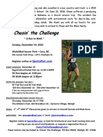 Chase Race Flyer