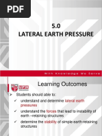 5.0 Lateral Earth Pressure