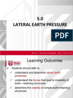 5.0 Lateral Earth Pressure
