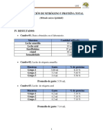 Determinación de Nitrógeno y Proteína Total