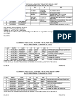 KV Paschim Vihar date sheet for pre-board exams