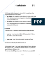 Adaptive Code Modulation 2 / 2: ACM Setting