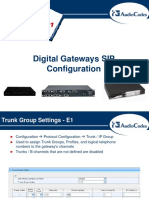  Digital Gateways SIP Configuration