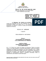 REGIMENTO INTERNO - RES. 04-2002 Alterado at Resoluo N 04-2018