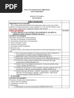 General Physics 1 - Budget of Work