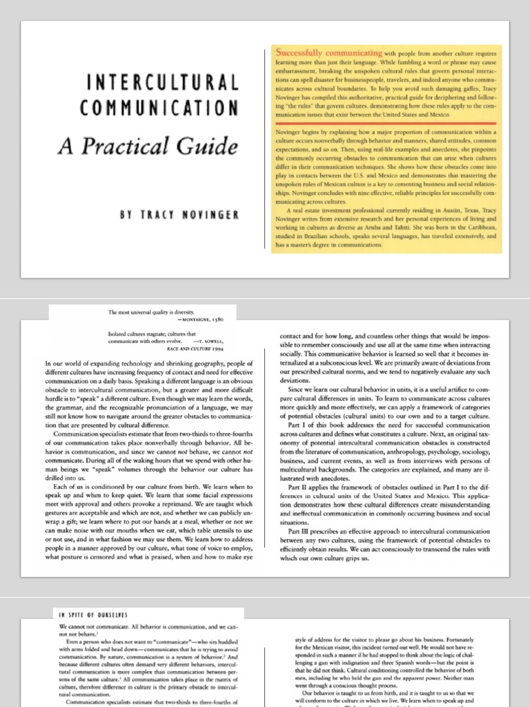 Intercultural Communication | PDF