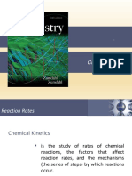 Chemical Kinetics For STEM 122