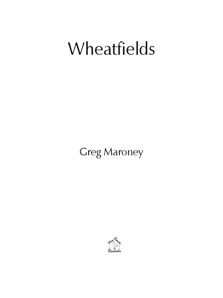 Greg Maroney Wheatfields PDF PDF Copyright Law Law