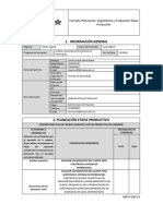 Formato Planeación Seguimiento Evaluación