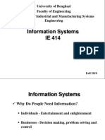 Information Systems IE 414