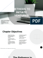 Methods To Initiate Ventures: Leoncio, Ma. Aira Grabrielle R. Mamigo, Princess Nicole B. G12-AB126