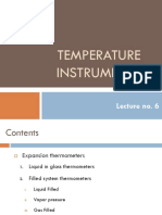 Lecture 6-Temperature - Expansion Meters