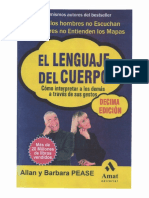El Lenguaje Del Cuerpo (10ma Edición) (Por Allan y Barbara Pease)