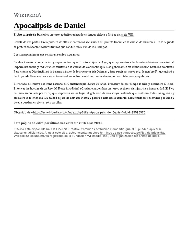 Apocalipsis de Daniel PDF