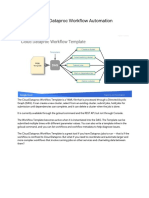 Cloud Dataproc Workflow Animation