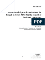 Recommended Practice Extensions For GD&T in STEP-AP210 in The Context of Electronic Connectors