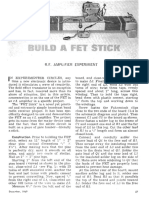 RF Amplifier Experiment - FET Stick