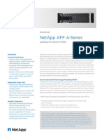 Netapp Aff A-Series: Datasheet