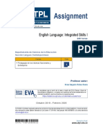 Assignment: English Language: Integrated Skills I