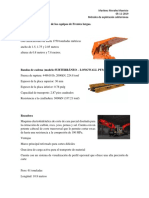 Características Técnicas de Los Equipos de Frentes Largas