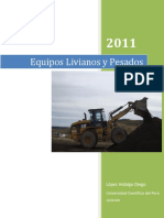 Equipos Livianos y Pesados Trabajo