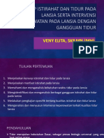 Konsep Istirahat Dan Tidur Pada Lansia Serta Intervensi PDF