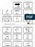 Rellenamos Huecos Con Las Silabas Trabadas PDF