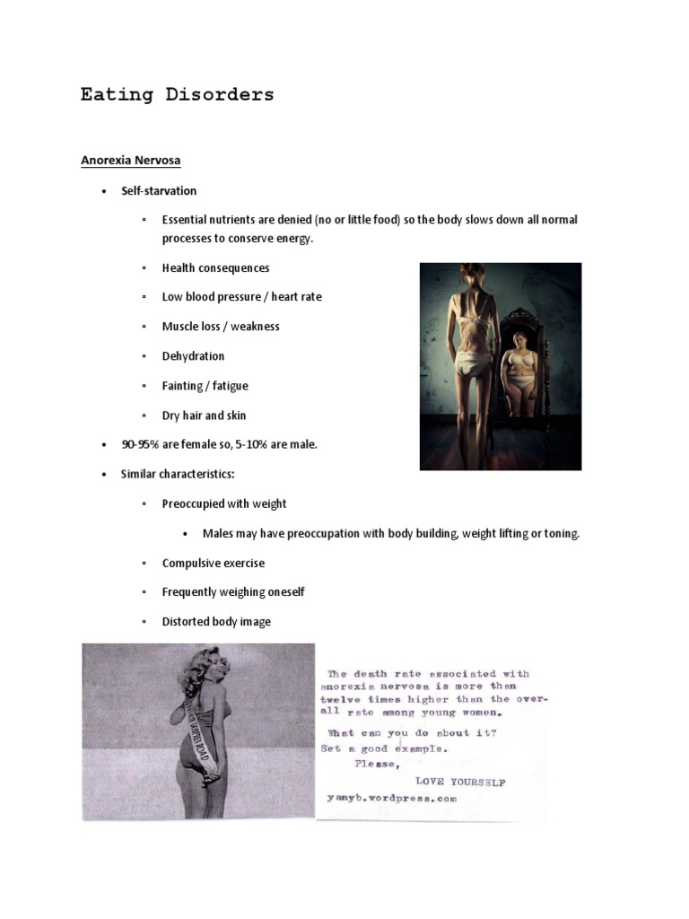 Eating Disorders - Nutrdiet-1 | PDF | Eating Disorder | Binge Eating ...