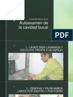 Autoexamen de La Cavidad Bucal