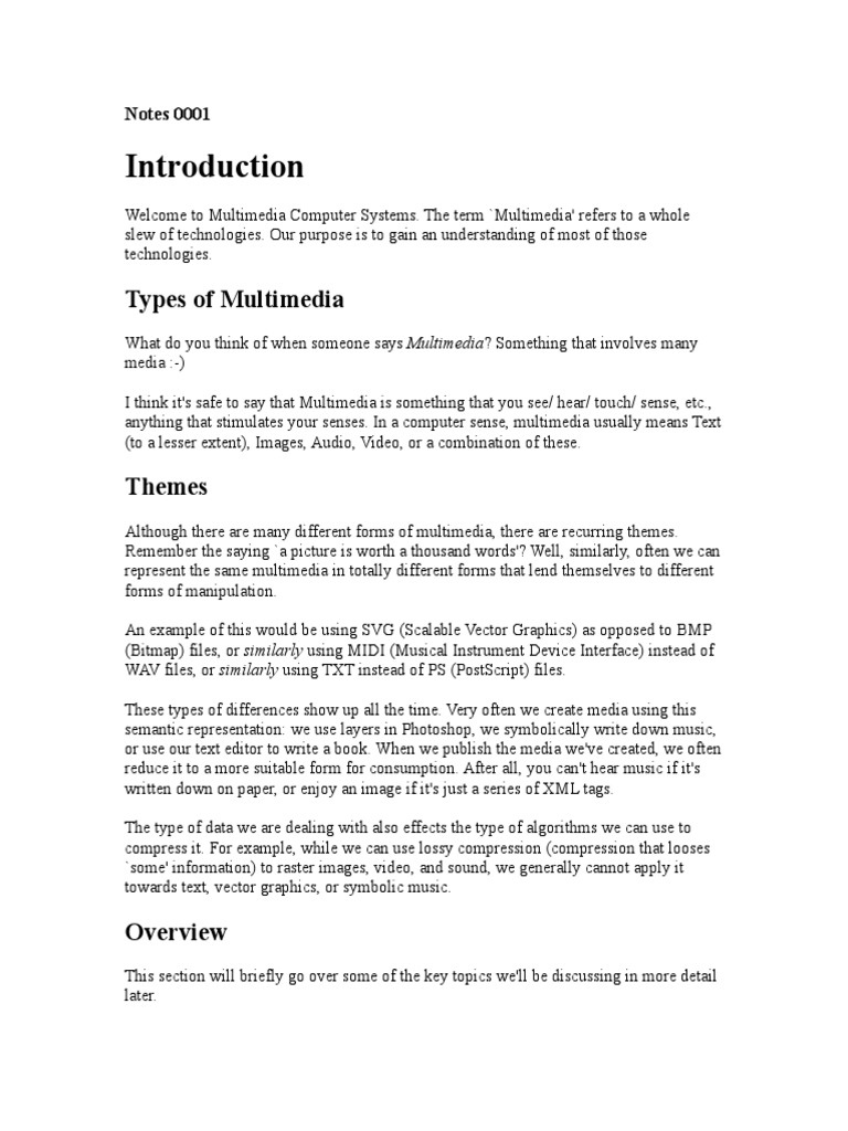 Multimedia System Lectures | PDF | Graphics | Rgb Color Model